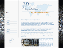 Tablet Screenshot of jptranslations.nl